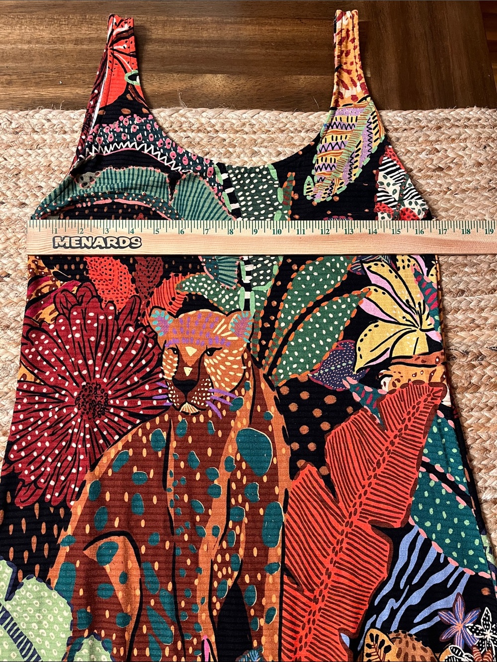Farm Rio GG X-Large Colorful Tropical Print Maxi Dress - Picture 8 of 9